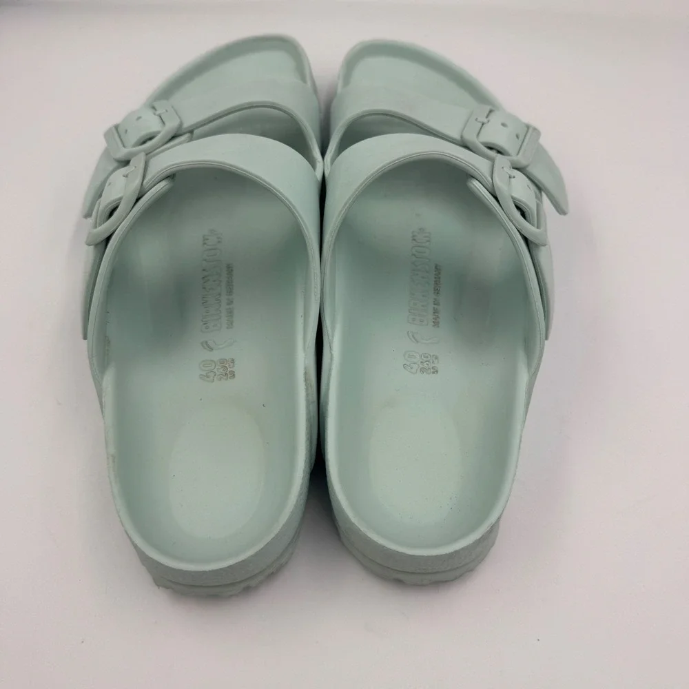 Birkenstock Arizona EVA Sandals Womens 9 Mint Green Waterproof Slides